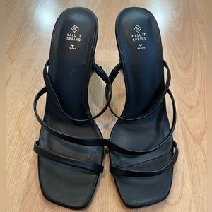 Call it spring black heels